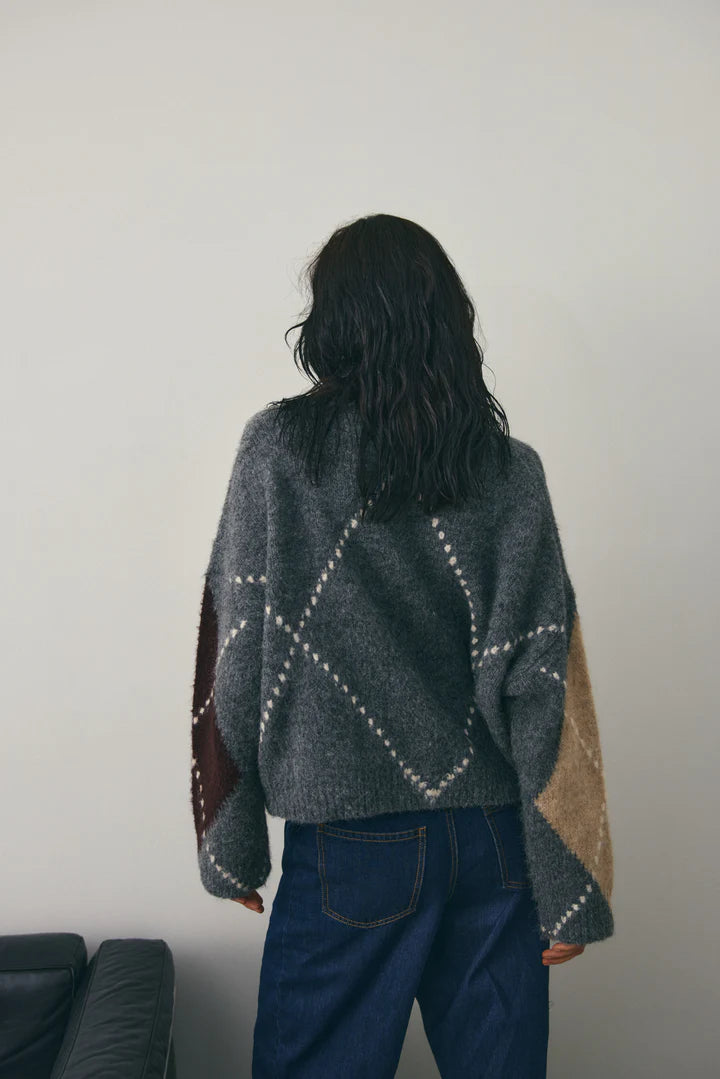 Lai Knit – Medium Grey Melange