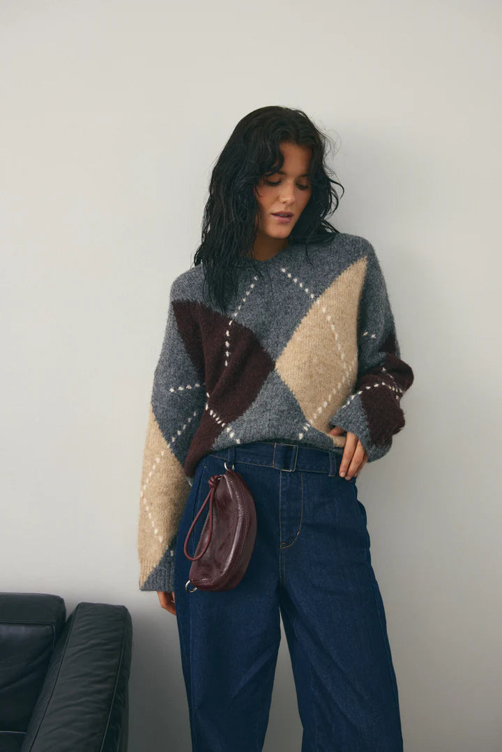 Lai Knit – Medium Grey Melange