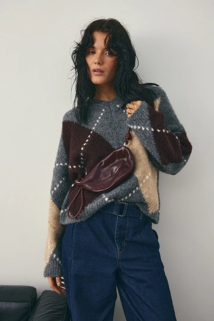 Lai Knit – Medium Grey Melange