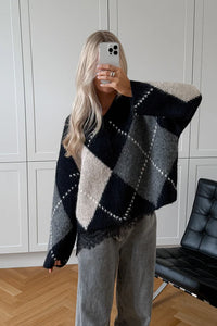 Lai Knit – Navy Mix