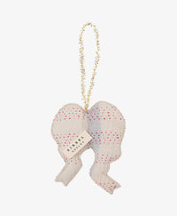 Sissel Edelbo Christmas Bow Ornament – Silver Blue