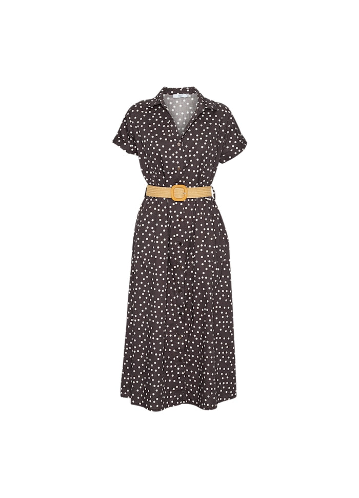 Prikket Kjole Brown – Onesize – Amaze Cph
