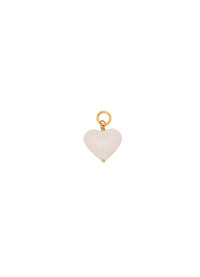 Amore Hjerte Vedhæng Guld - Ivory
