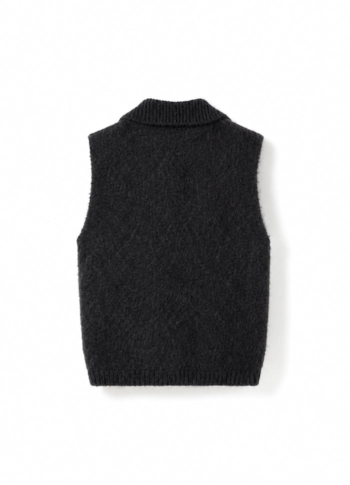 N-Makana Knit Vest Black – Noella