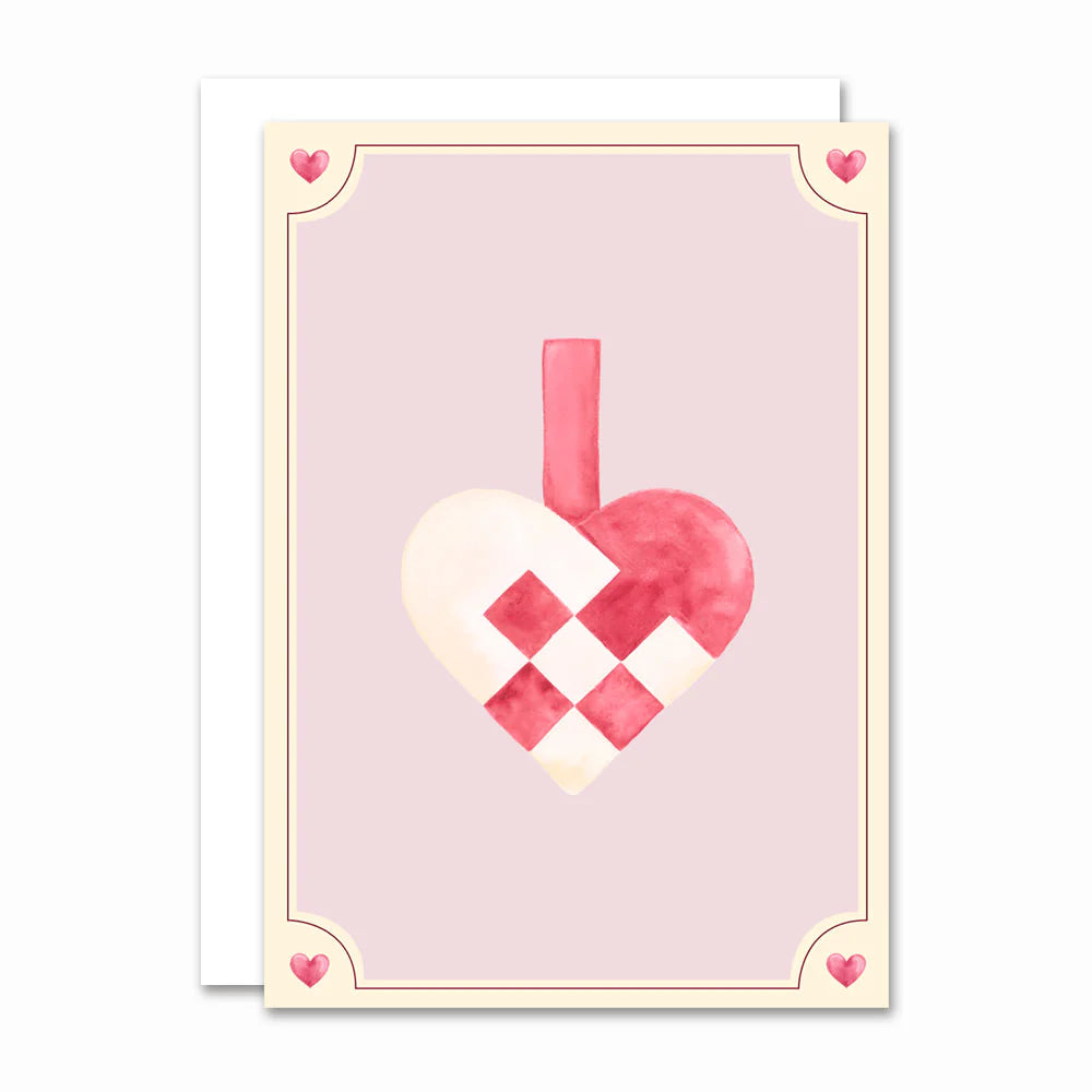 Lille Foldet kort, Julehjerte - Jul