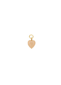 French Heart Charm - Peanut